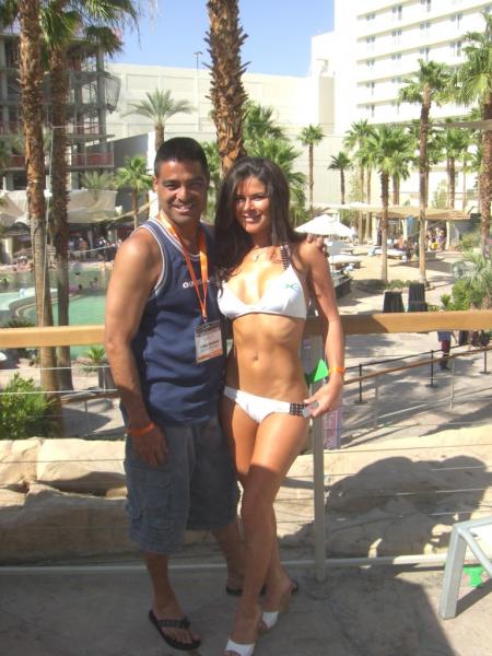 Some Playboy girl that my buddy introduced me too.